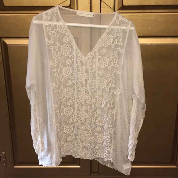 Johnny Was Tops - For Love & Liberty for Johnny Was Silk Blouse